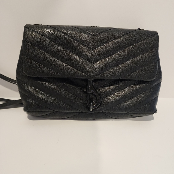 Rebecca Minkoff Handbags - Rebecca Minkoff‎ Black Chevron Crossbody Bag